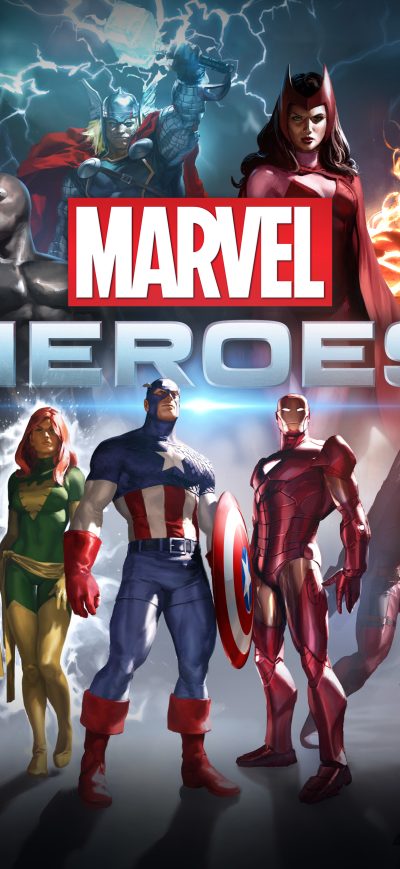 Fond d'écran iPhone Marvel Heroes 5k