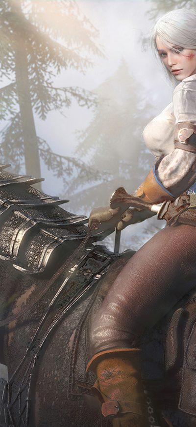 Fond d'écran iPhone Ciri The Witcher Wild Hunt 3