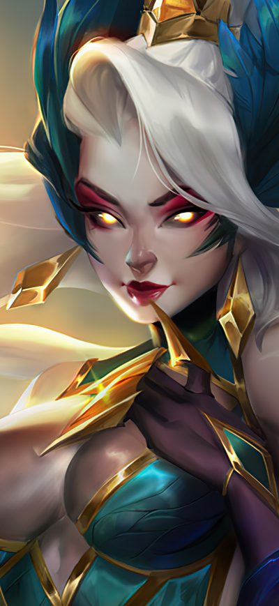 Fond d'écran Coven Zyra League Of Legends Fan Art 4k sur iPhone