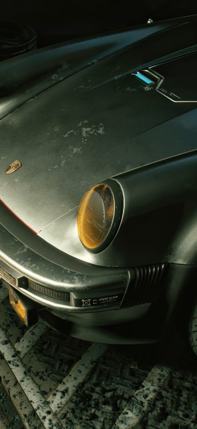 Fond d'écran iPhone 1977 Porsche 930 Turbo Cyberpunk 2077