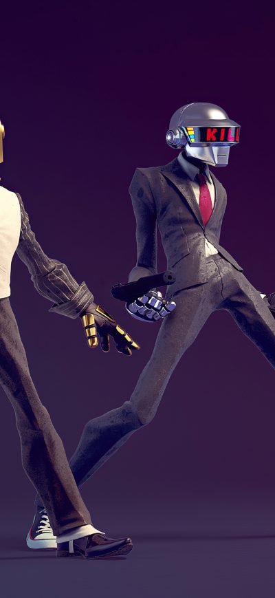 Fond d'écran iPhone Daft Punk Do You Feel Lucky 4k