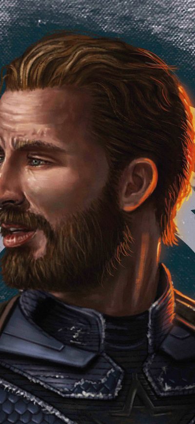 Fond d'écran iPhone Captain Beard America