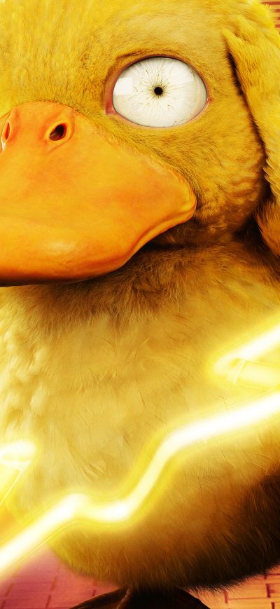 Fond d'écran iPhone Detective Pikachu Koda Duck
