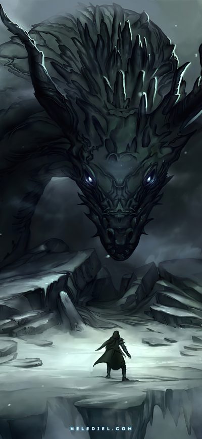 Fond d'écran iPhone Dragon Reunion With Master 4k