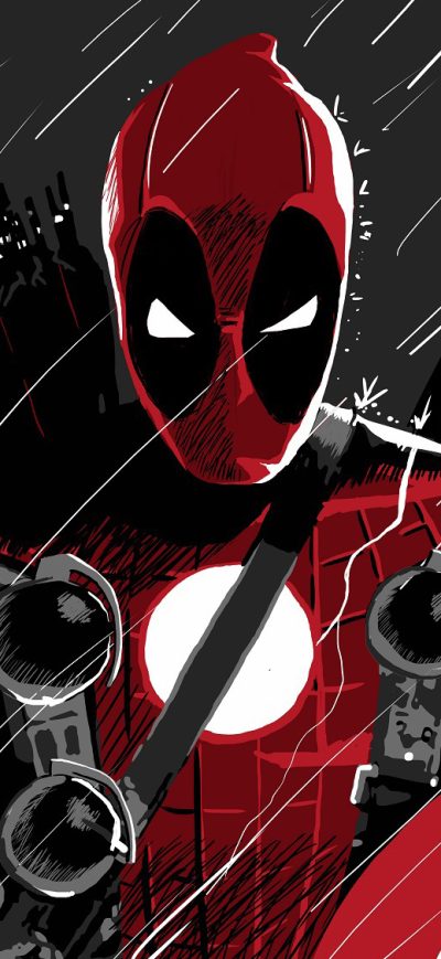 Fond d'écran iPhone Deadpool Superhero