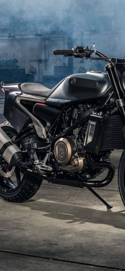Fond d'écran Husqvarna Vitpilen 701 2018 4k sur iPhone