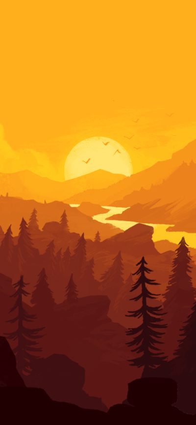 Fond d'écran iPhone Firewatch PS Game