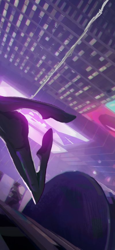 Fond d'écran Spider Man Into The Spider Verse sur iPhone