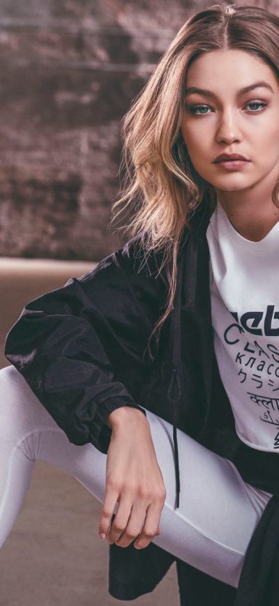 Fond d'écran iPhone Gigi Hadid Reebok 2019 New