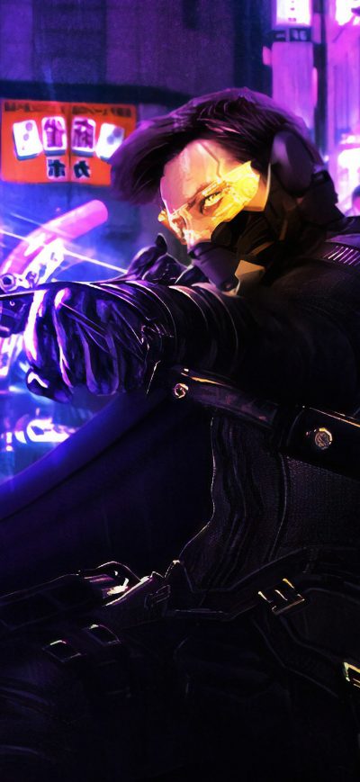 Fond d'écran iPhone Hawkeye In Cyberpunk 2077