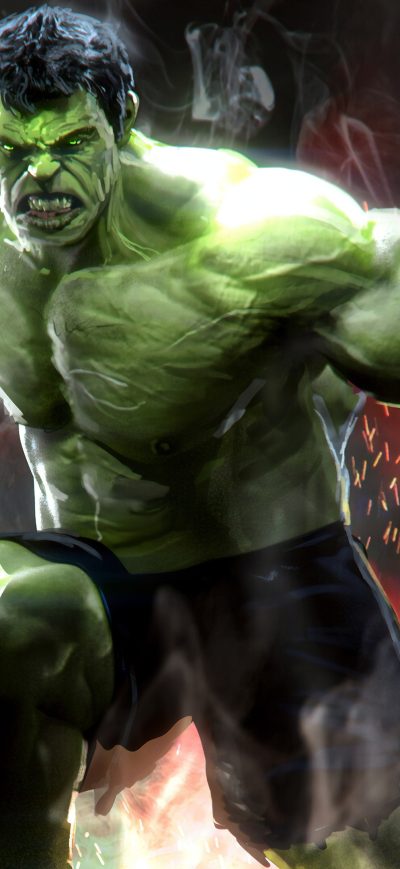 Fond d'écran iPhone Hulk Marvel Superhero