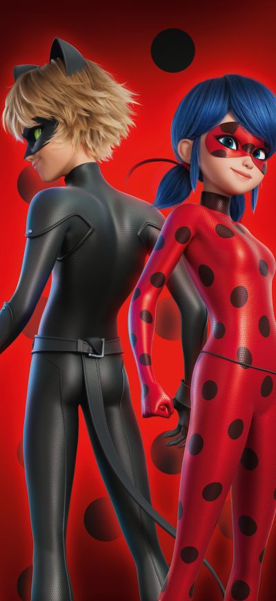 Fond d'écran iPhone Ladybug And Cat Noir The Movie 4k