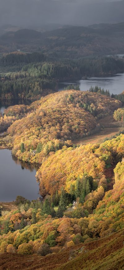 Fond d'écran Loch Ard The Trossachs 4k sur iPhone