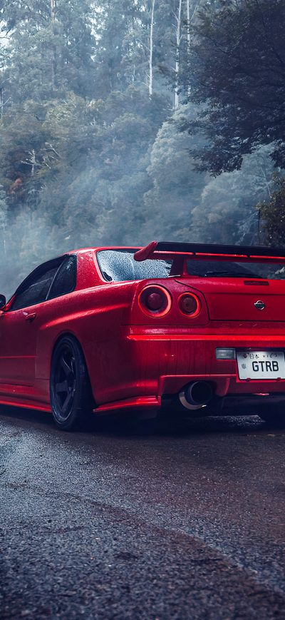 Fond d'écran iPhone Nissan PDB R34 GTR 4k