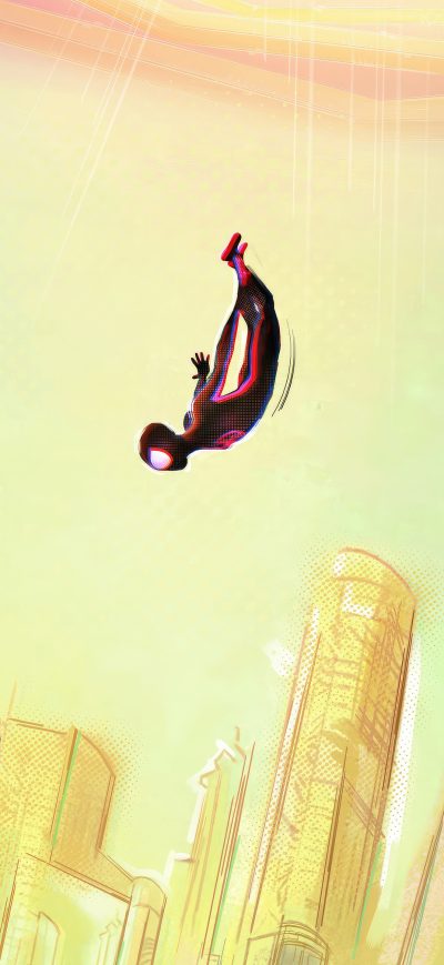 Fond d'écran iPhone Spiderman Across The Spiderverse 4k