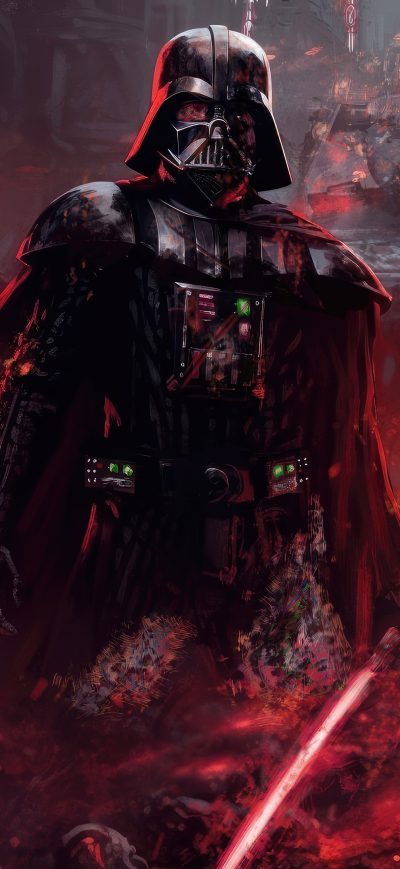 Fond d'écran iPhone Star Wars Darth Vader Finish What He Started