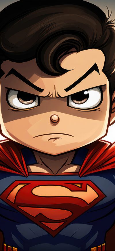 Fond d'écran iPhone Superman Cartoon 5k