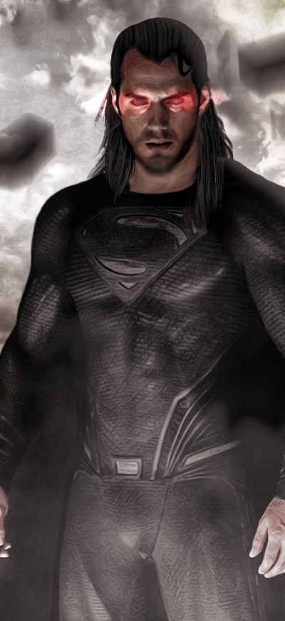 Fond d'écran iPhone Black Superman In Parallel Universe 5k