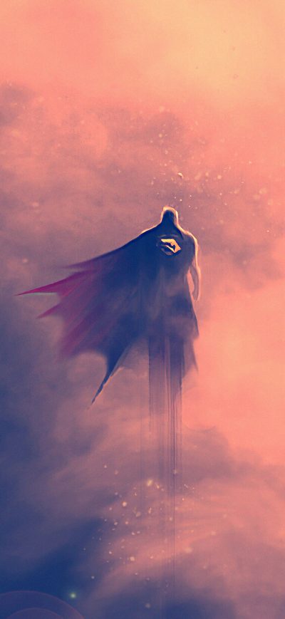 Fond d'écran iPhone Superman Artwork Flying