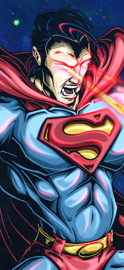 Fond d'écran iPhone Superman Laser Eye