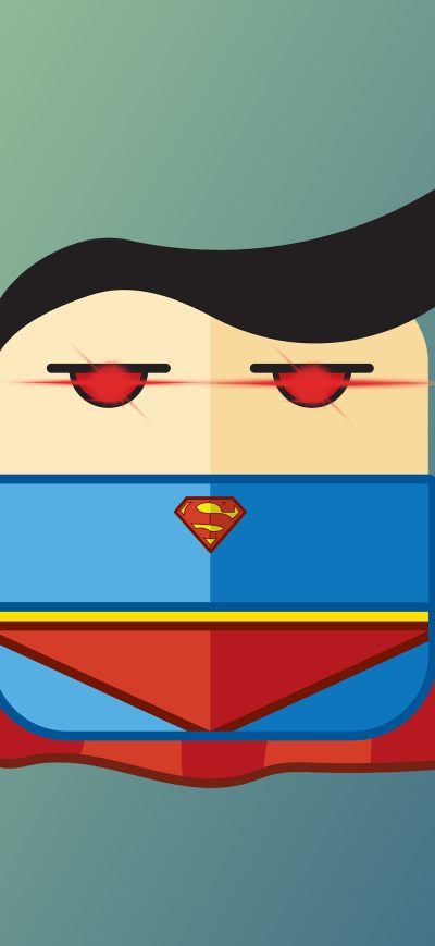 Fond d'écran iPhone Superman Minimalist 4k