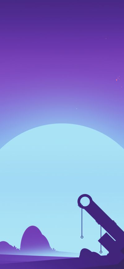 Fond d'écran iPhone Yard Synthwave Illustration