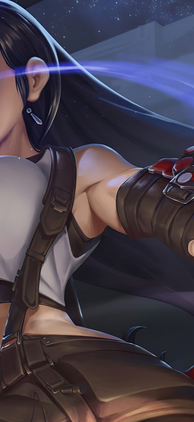 Fond d'écran iPhone Tifalockhart Fanart 4k