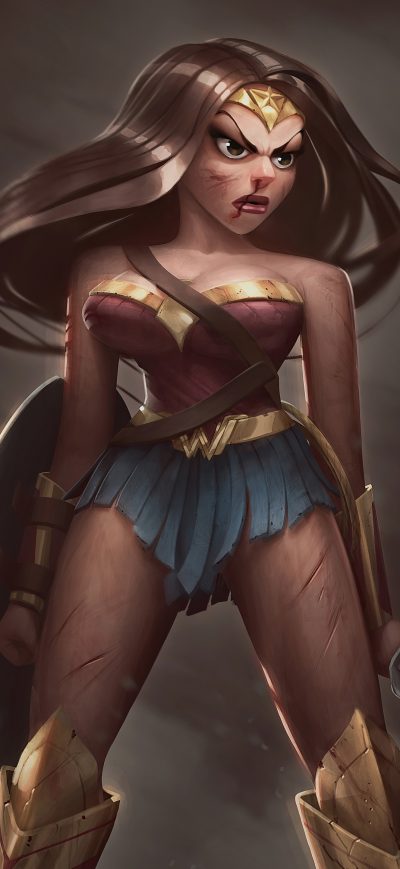 Fond d'écran iPhone Wonder Woman Character Digital Art