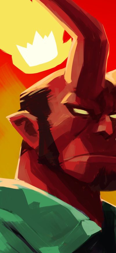 Fond d'écran iPhone Hellboy Art