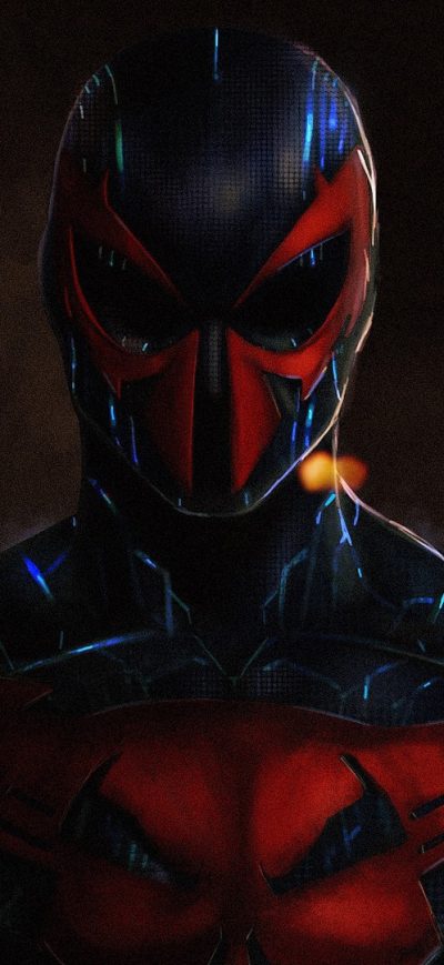 Fond d'écran iPhone Spiderman 2099 Artwork