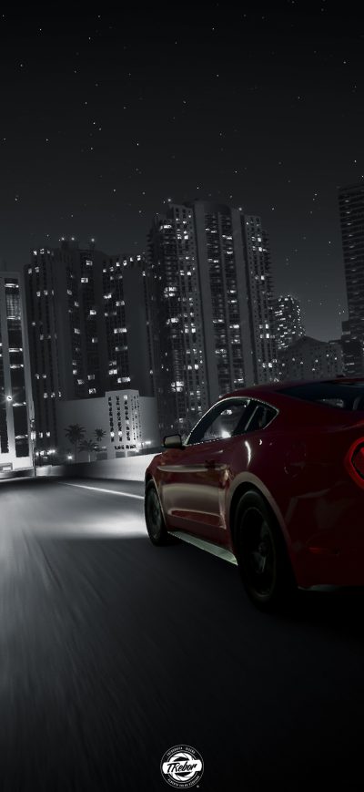 Fond d'écran iPhone The Crew 2 Ford Mustang Rear Lights 4k