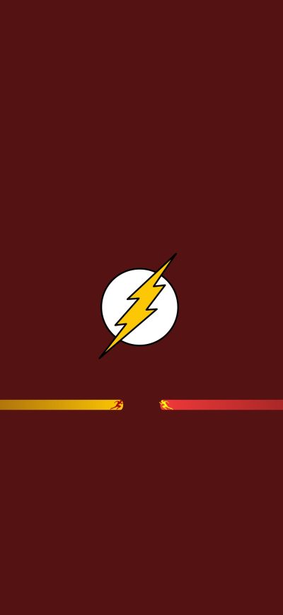 Fond d'écran iPhone Flash Reverse Flash Minimalist