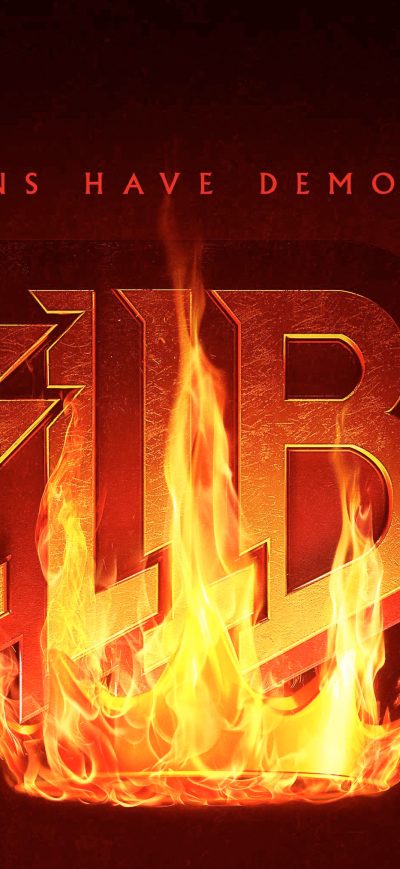 Fond d'écran iPhone Hellboy 2019 Movie Logo