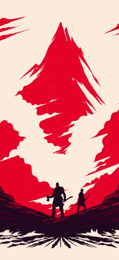 Fond d'écran iPhone God Of War 4k Art