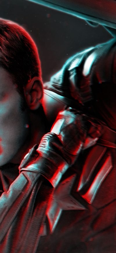 Fond d'écran iPhone Captain America 4k Art
