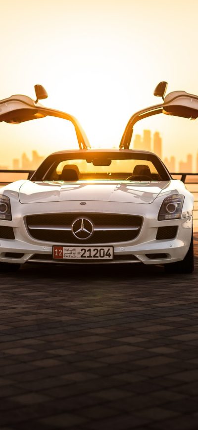 Fond d'écran iPhone Mercedes Benz SLS AMG Sports Car