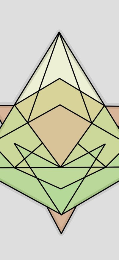Fond d'écran iPhone Triangle Minimalism