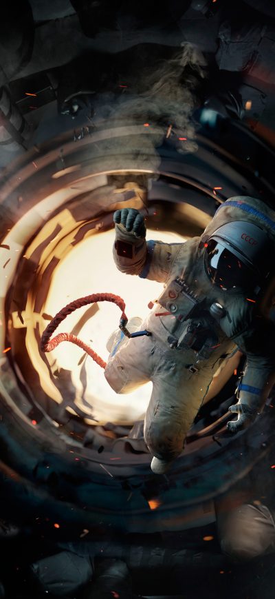 Fond d'écran iPhone Astronaut Space Art 5k