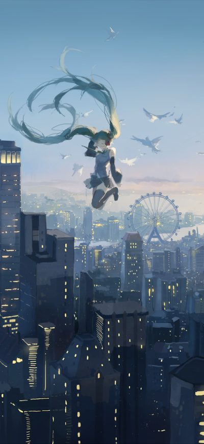 Fond d'écran iPhone Anime Hatsune Miku Vocaloid