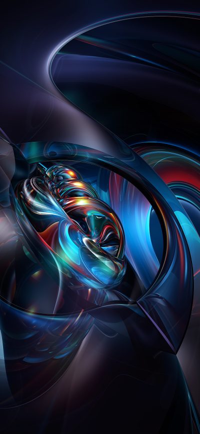 Fond d'écran iPhone Bauble Abstract Graphics 4k