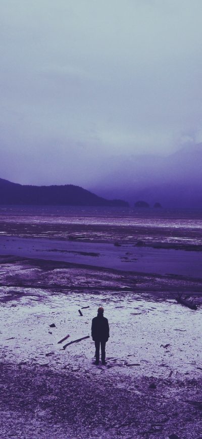 Fond d'écran iPhone Alone In Hot Springs