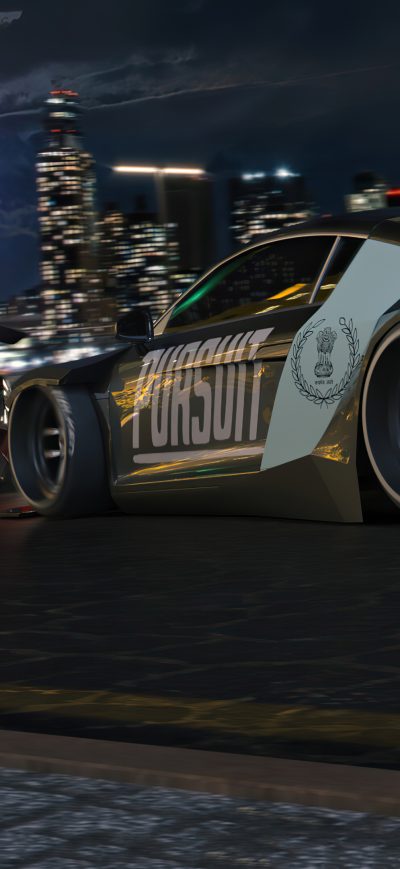 Fond d'écran iPhone Cop Chase Supercars Pursuit 4k