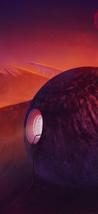 Fond d'écran iPhone Quantum Foam Planet 4k