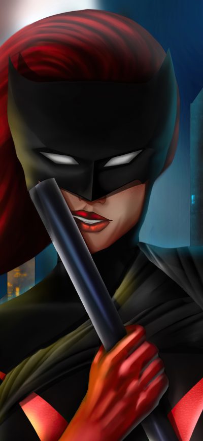 Fond d'écran iPhone Batwoman Not Afraid 5k