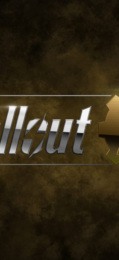 Fond d'écran iPhone Fallout 76 Game Logo 4k