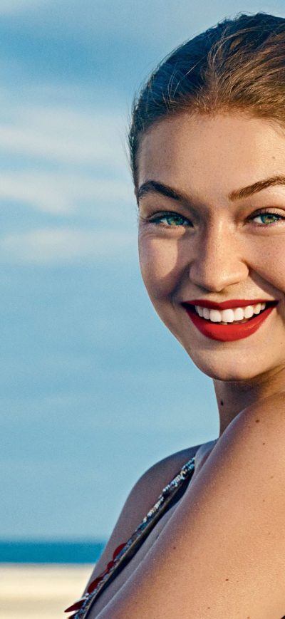 Fond d'écran Gigi Hadid Vogue sur iPhone
