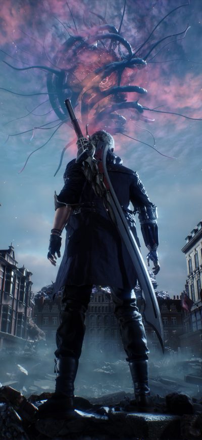 Fond d'écran iPhone Devil May Cry 5 Key Art 4k