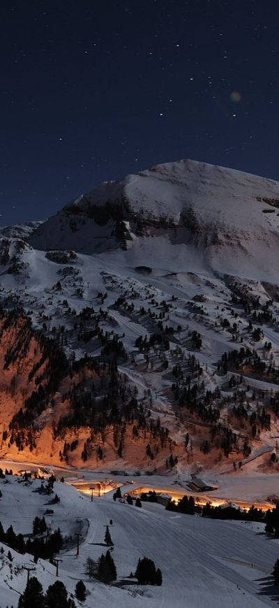 Fond d'écran iPhone Night Star Alps