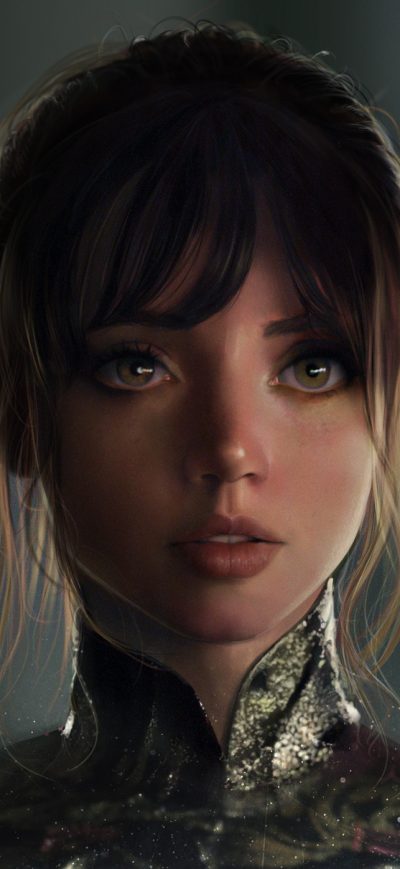 Fond d'écran iPhone Blade Runner 2049 Ana De Armas Artwork