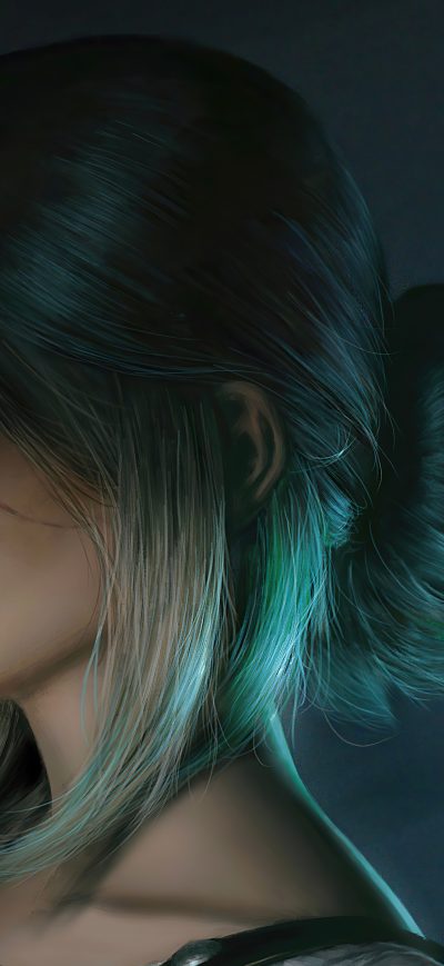 Fond d'écran iPhone Ciri Warrior Hunter Fanart 5k